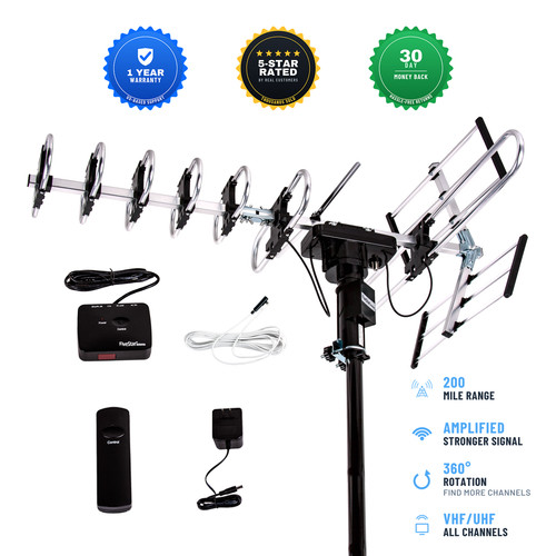 Outdoor hdtv antenna 360 - 4k, 360°